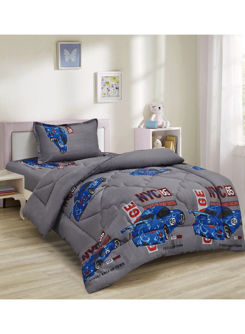 Ming Li Kids Bedspread Set 3 Pieces – Soft Fabric with Medium Filling for Positive Energy and Peaceful Sleep - Image 1